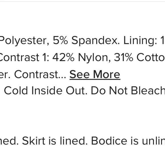 NWT Lulu's Strapless Slit Wedding Gown - Picture 6 of 7